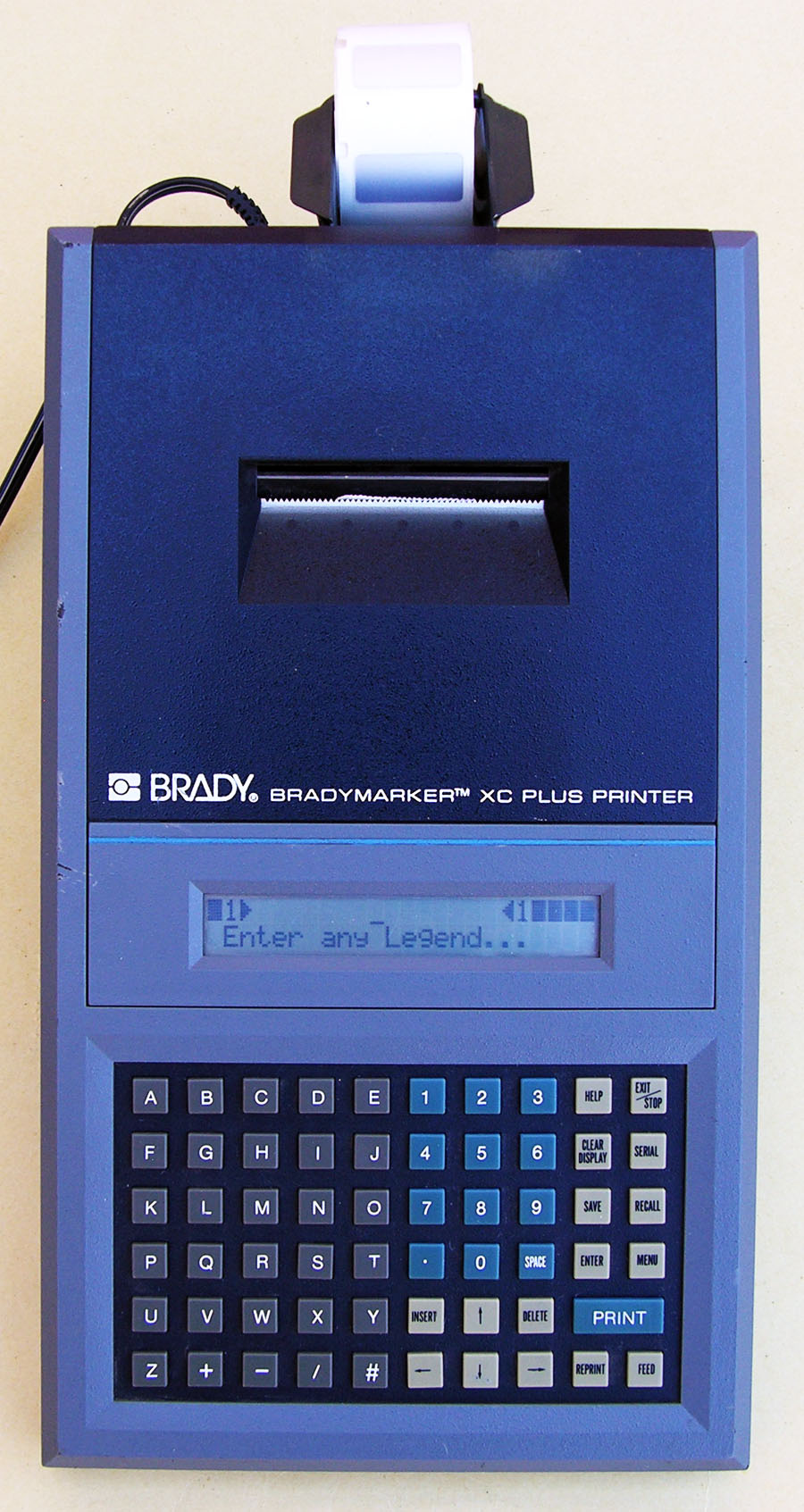 Brady Label Maker Bradymarker XC Plus Printer BMXCPLUS with Case and